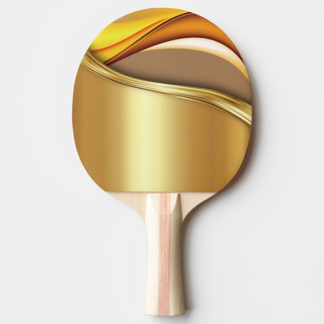 Best ping pong paddle with a golden design. (Front)