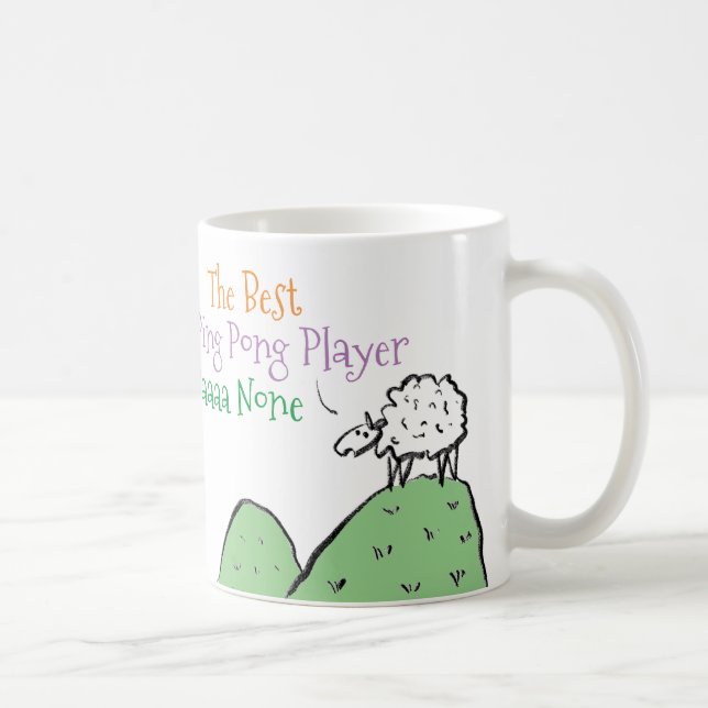 Best Ping Pong Player Coffee Mug (Right)