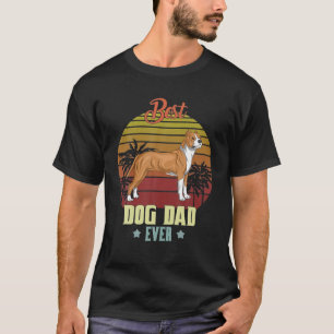 Best Pitbull Dad Ever Daddy Dog Lover Owner Funny T-Shirt