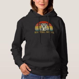 Best Pitbull Dad Ever Pitbull Dog Lovers Fathers D Hoodie