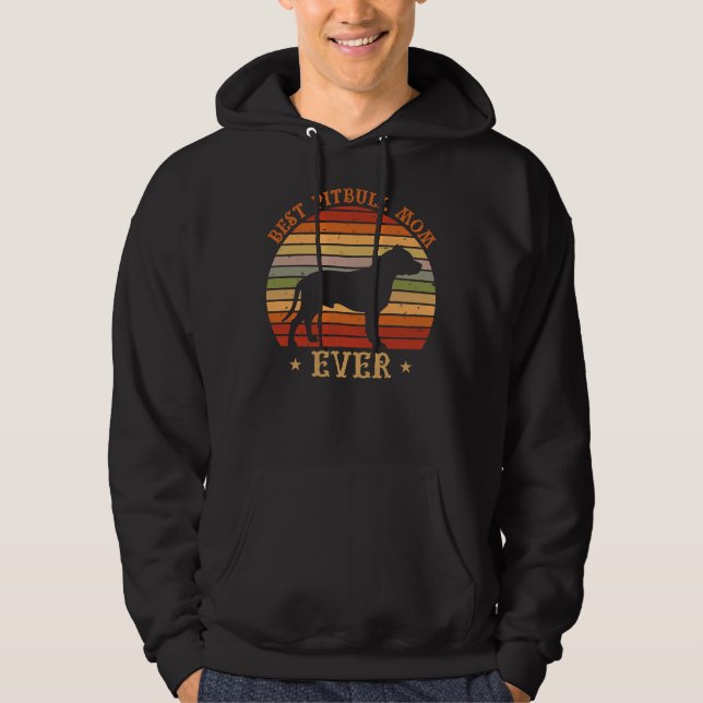 Best Pitbull Mum Ever Classic Hoodie (Front)