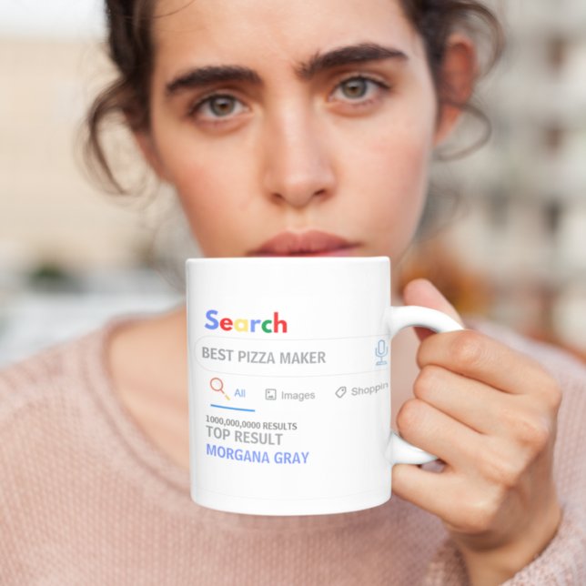BEST PIZZA MAKER Novelty GAG Search TOP Result Coffee Mug (Creator Uploaded)