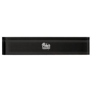 Best Poker Player Poker Cards Game Nameplate