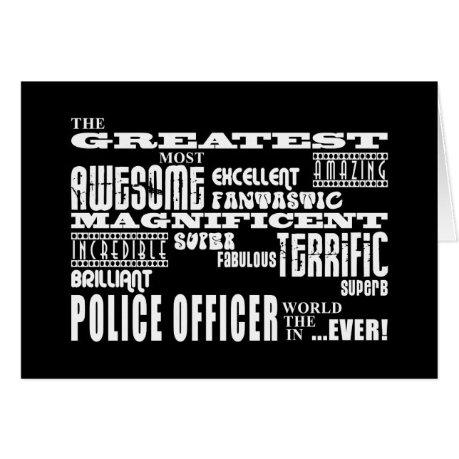 Best Police Officers : Greatest Police Officer (Front Horizontal)