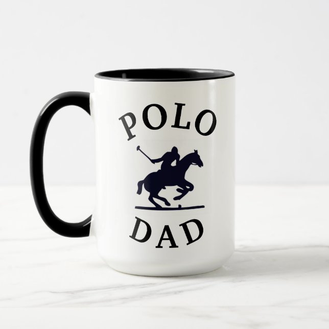 Best "POLO DAD" Ever! Father's Day Mug (Left)