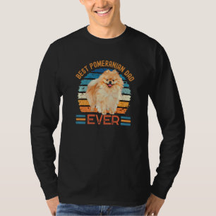 Best Pomeranian Dad Ever Dog Father's Day T-Shirt
