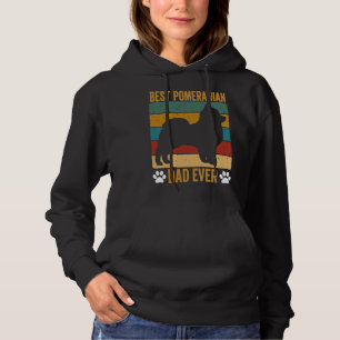Best Pomeranian Dad Ever Vintage Father S Day Hoodie