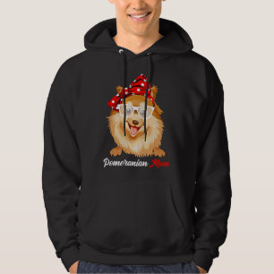 Best Pomeranian Mum Ever Funny Dog Mum Vintage Hoodie