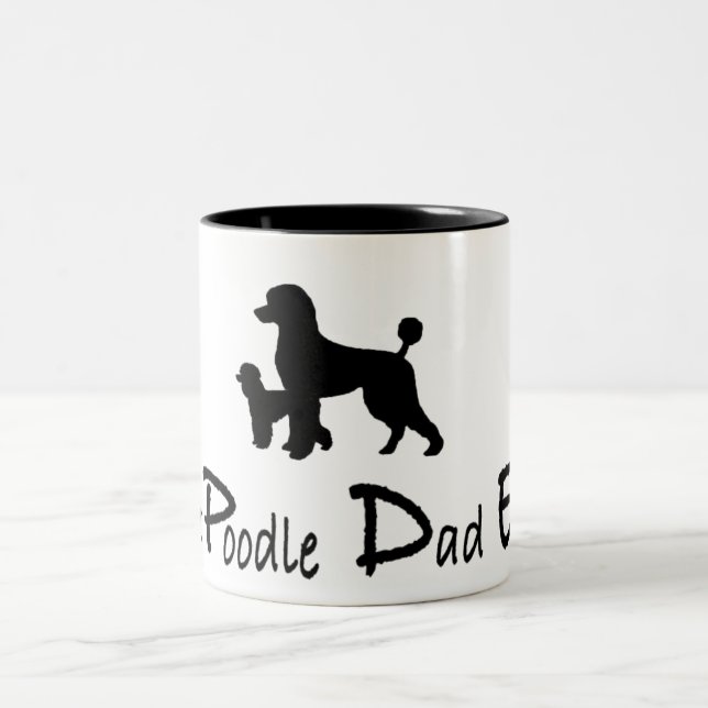 Best Poodle Dad Ever coffee mug (Center)