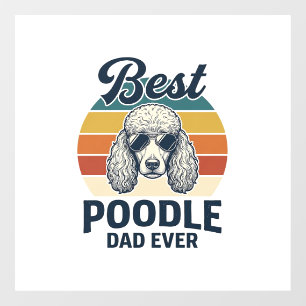 Best Poodle Dad Ever Vintage Engraved Dog Shirt_1