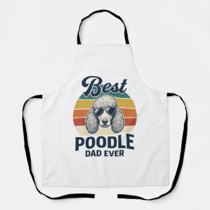 Best Poodle Dad Ever Vintage Engraved Dog Shirt_1 Apron