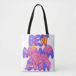 Best Poodle Mom ever Tote Bag