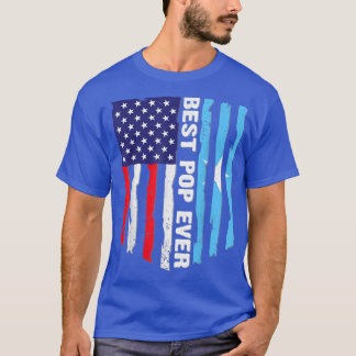 Best Pop Ever American Somalia Flag Graphic Father T-Shirt
