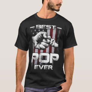 Best POP Ever Fist-bump US Flag T-Shirt