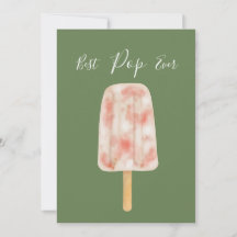 Best Pop Ever Funny Popsicle Father's Day Card