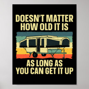 Best Pop Up Camper Art For Men Women Pop Up Traile Poster