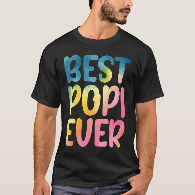 Best Popi Ever  Father's Day Popi T-Shirt (Front)