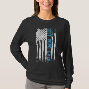 Best Popo Ever American USA flag Father s Day gift T-Shirt