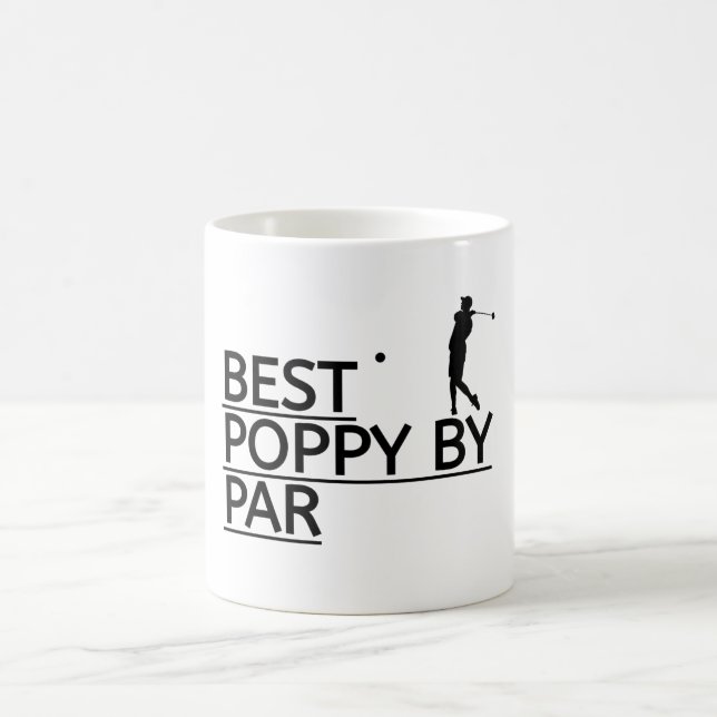 Best poppy by par coffee mug (Center)