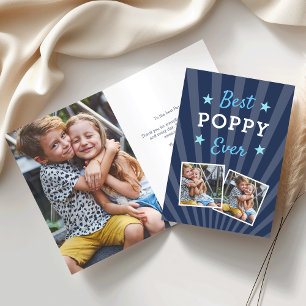 Best Poppy Ever   Father's Day Photo Card