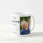 Best Poppy Ever Love You Most 2 Photo Coffee Mug<br><div class="desc">Express how much you love your grandpa with affection.A photo mug with grandfather and grandkid pictures will fill his heart with happiness.</div>