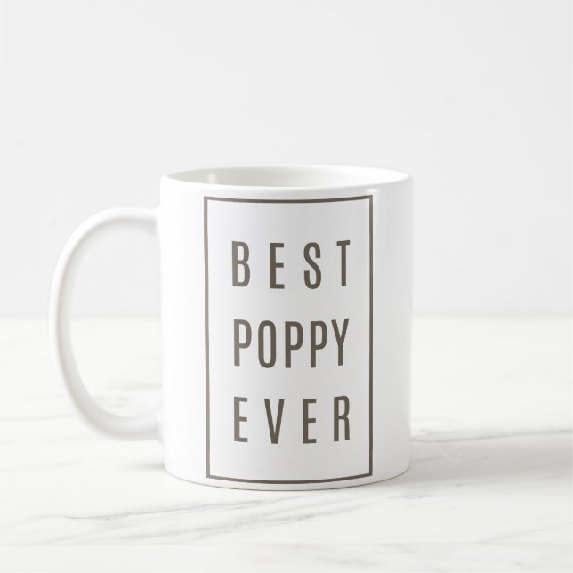 Best Poppy Ever Tees Gift!  Coffee Mug (Left)