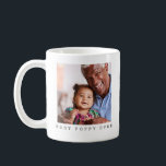 Best Poppy Ever Two Photo Personalized Grandfather Coffee Mug<br><div class="desc">Celebrate the love between a grandfather and grandchild with this heartfelt photo mug. Featuring a customizable image and the bold phrase “Best Poppy Ever, ” this mug makes a perfect gift for Father's Day, birthdays, or just because. Ideal for proud papas who cherish their morning coffee and their favorite little...</div>