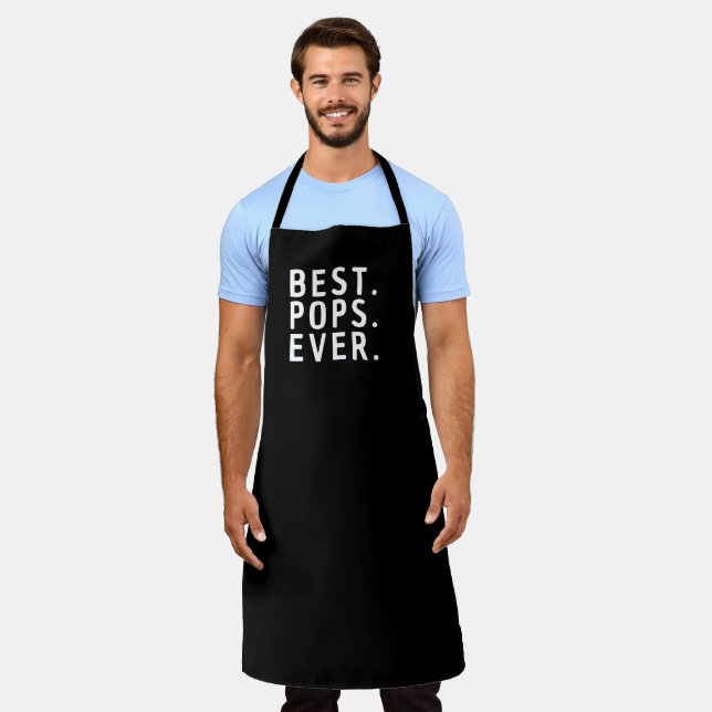 BEST. POPS. EVER. APRON (Worn)