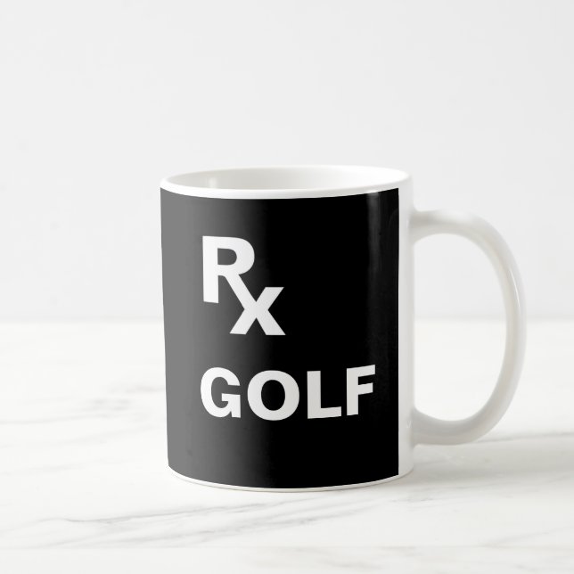 Best Prescription - "RX GOLF" - Sports Coffee Mug (Right)