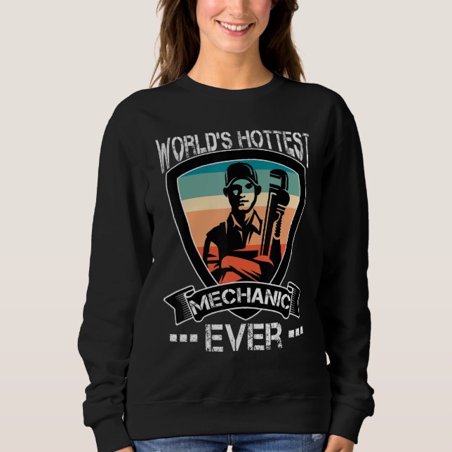 Best Present For Diesel Mechanic  Car Mechanic Sweatshirt (Front)