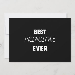 Best Principal Ever Holiday Card