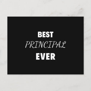 Best Principal Ever Holiday Postcard