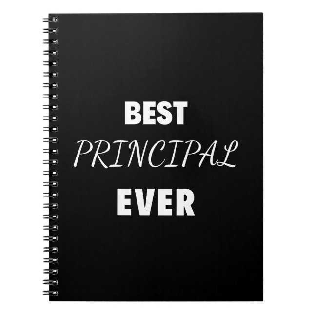 Best Principal Ever Notebook (Front)