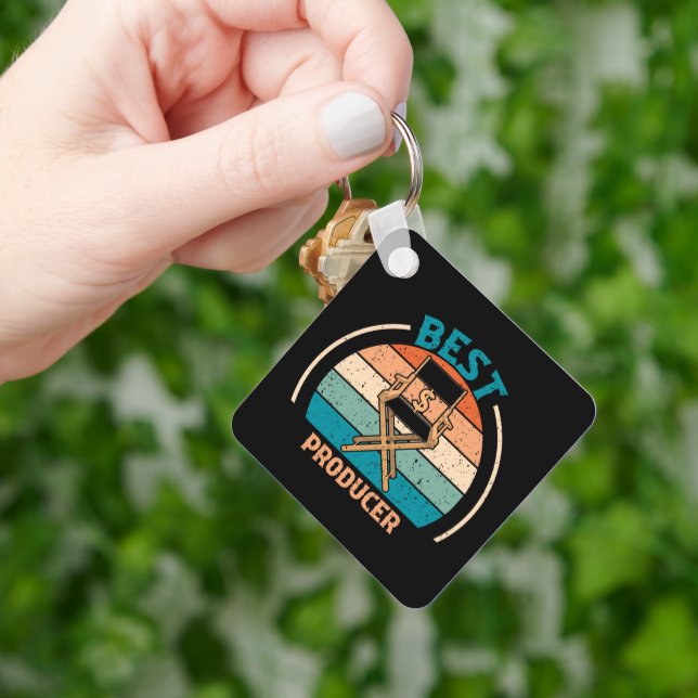Best Producer - Retro Style Keychain (Hand)