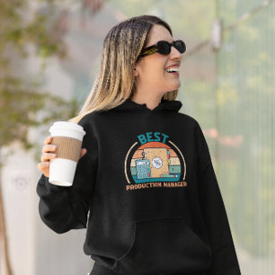 Best Production Manager - Retro Hoodie