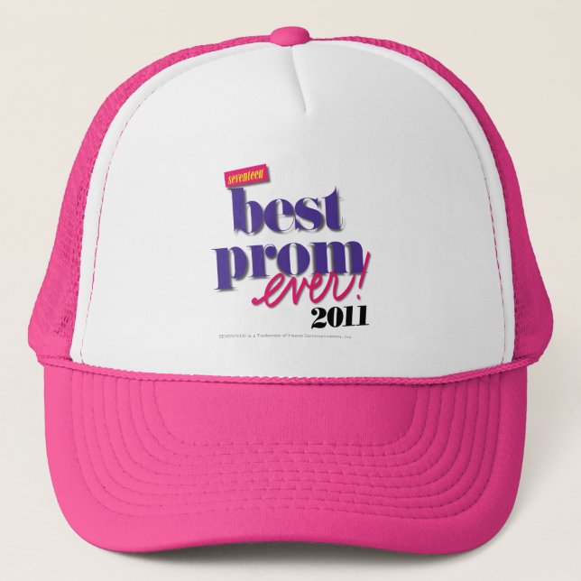 Best Prom Ever - Purple Trucker Hat (Front)