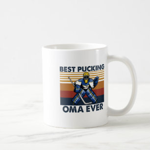 Best Pucking Oma Ever Funny Hockey Grandma Saying Coffee Mug
