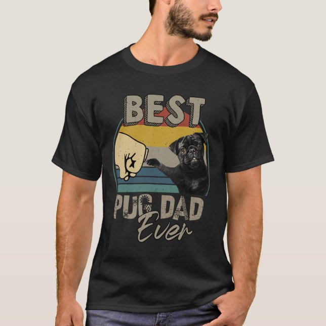 Best Pug Dad Ever Essential T-Shirt 217 (Front)