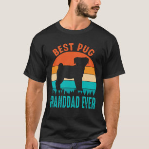 Best Pug GRANDDAD EVER Vintage T-Shirt