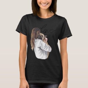 Best Pug Mum Dad Ever Dog Owner Lover Parent T-Shirt