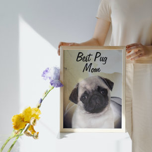 Best Pug Mum Poster