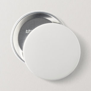Best Pure White FAF9F6 Colour - Option to Add Name 7.5 Cm Round Badge