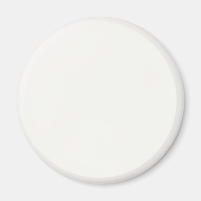 Best Pure White FAF9F6 Colour - Option to Add Name Magnet (Front)