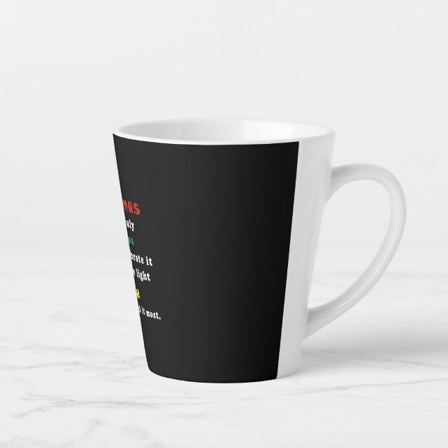 Best Quote Christmas Latte Mug (Right)