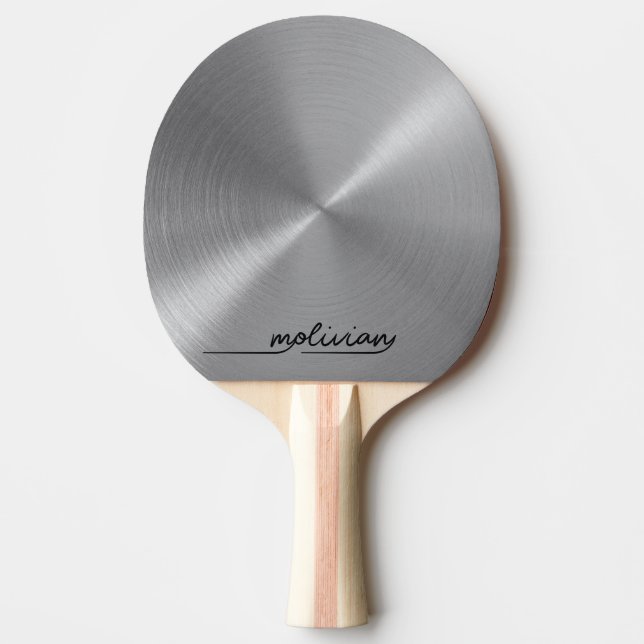 Best Rackets  Silver  Ping Pong Paddle (Front)