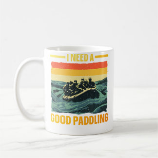Best Rafting Design For Men Women White Water Rive Coffee Mug