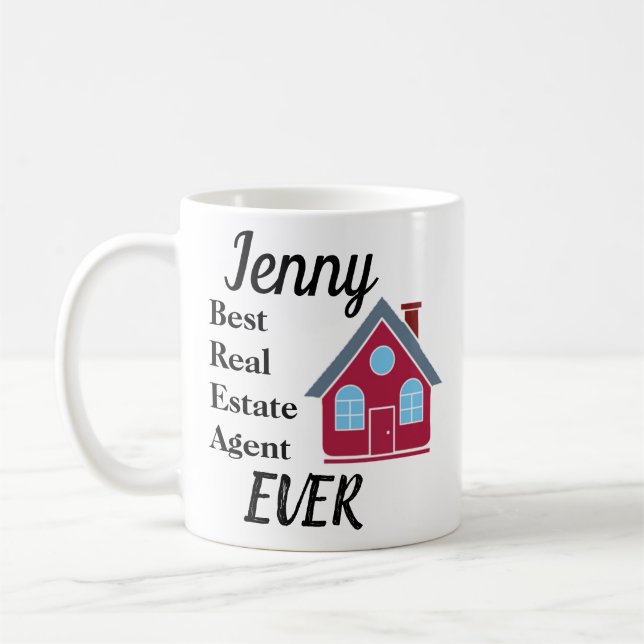 Best Real Estate Agent Ever Coffee Mug (Left)