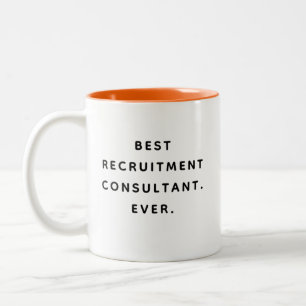 Best Recruitment Consultant Two-Tone Coffee Mug