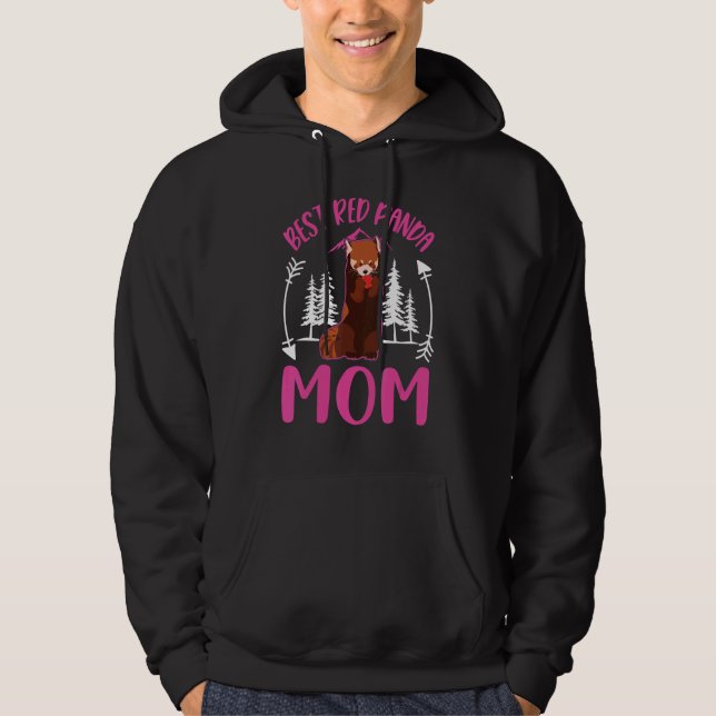 Best Red Panda Mom Ever Hoodie (Front)