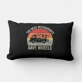 Best restaurants have wheels| food taco truck gift lumbar cushion